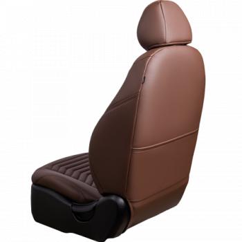 24 649 р. Комплект чехлов для сидений (к. Trend Spor Орегон) БАЙРОН ст ПРЕЗИДЕНТ Lord Autofashion  Ford Focus  3 (2010-2019) универсал дорестайлинг, хэтчбэк дорестайлинг, седан дорестайлинг, седан рестайлинг, универсал рестайлинг, хэтчбэк рестайлинг (темно-коричневый, вставка темно-коричнвая+коричневая, строчка коричневая)  с доставкой в г. Керчь. Увеличить фотографию 7