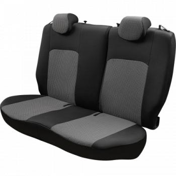 4 649 р. Комплект чехлов для сидений (РЗС 60/40 3Г Жаккард) ДУБЛИН Lord Autofashion Geely Coolray SX11 дорестайлинг (2018-2023) (черный, вставка Зигзаг серая)  с доставкой в г. Керчь. Увеличить фотографию 4