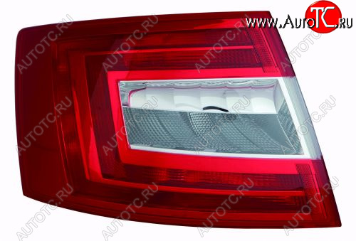 5 549 р. Левый фонарь DEPO  Skoda Octavia  A7 (2012-2017) дорестайлинг лифтбэк  с доставкой в г. Керчь
