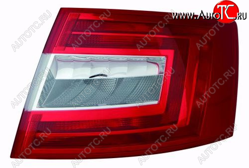 5 299 р. Правый фонарь DEPO   Skoda Octavia  A7 (2012-2017) дорестайлинг лифтбэк  с доставкой в г. Керчь