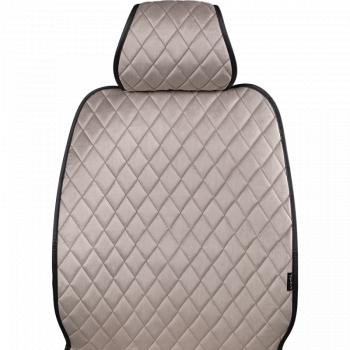 2 699 р. Накидка (2 места Хами) АЛЯСКА ст РОМБ Lord Autofashion   (светло-серая, строчка сераяя)  с доставкой в г. Керчь. Увеличить фотографию 4