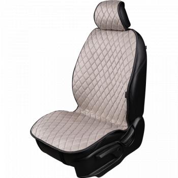 2 699 р. Накидка (2 места Хами) АЛЯСКА ст РОМБ Lord Autofashion   (светло-серая, строчка сераяя)  с доставкой в г. Керчь. Увеличить фотографию 2