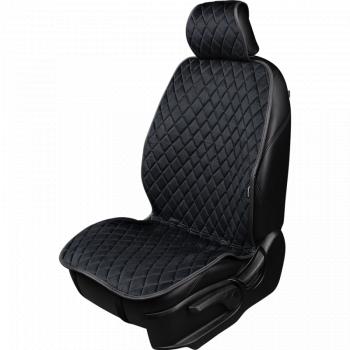 2 499 р. Накидка (2 места Хами) АЛЯСКА ст РОМБ Lord Autofashion   (черный, строчка бежевая)  с доставкой в г. Керчь. Увеличить фотографию 2