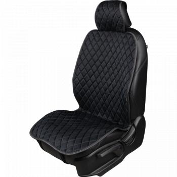 2 499 р. Накидка (2 места Хами) АЛЯСКА ст РОМБ Lord Autofashion   (черный, строчка красная)  с доставкой в г. Керчь. Увеличить фотографию 5