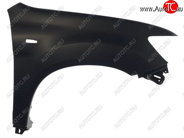 3 699 р. Правое крыло (с отверстием под повторитель поворота, Тайвань) BodyParts Mitsubishi ASX 1-ый рестайлинг (2013-2016) (Неокрашенное)  с доставкой в г. Керчь