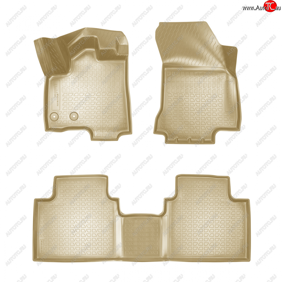 3 199 р. Коврики салонные Norplast  JAC JS6 (2022-2025) (бежевый)  с доставкой в г. Керчь