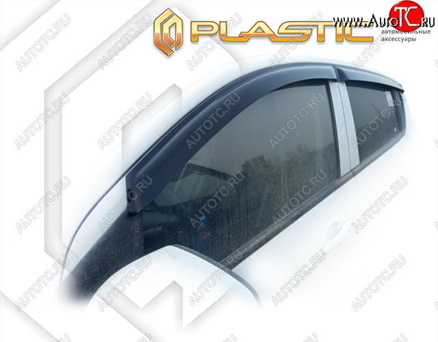 1 999 р. Дефлектора окон CA-Plastic Chevrolet Spark M300 1-ый рестайлинг (2016-2020) (classic полупрозрачный)  с доставкой в г. Керчь