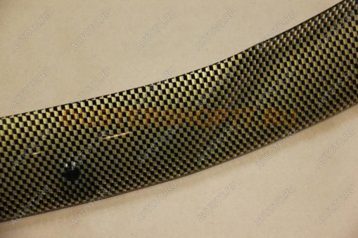 2 089 р. Дефлектор окон CA-Plastic  Nissan Sunny  B15 (1998-2004) (Шелкография карбон золото)  с доставкой в г. Керчь