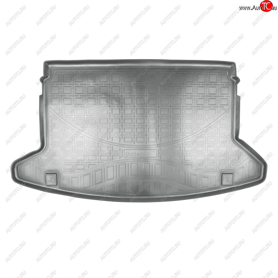 2 079 р. Коврик в багажник Norplast Unidec  KIA Ceed  3 CD (2018-2025) хэтчбэк (Серый)  с доставкой в г. Керчь