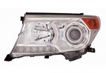28 999 р. Левая фара (ксенон) BodyParts  Toyota Land Cruiser  200 (2012-2015) 1-ый рестайлинг  с доставкой в г. Керчь. Увеличить фотографию 2