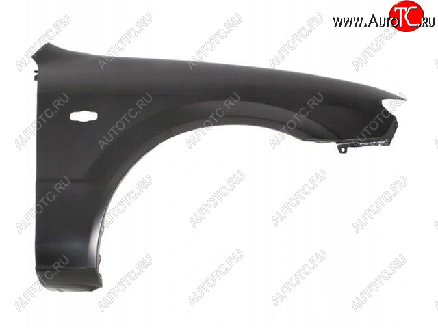 3 289 р. Правое крыло (с отверстием под повторитель поворота, Тайвань) BodyParts  Mazda 323/Familia  седан (1998-2000) BJ дорестайлинг (Неокрашенное)  с доставкой в г. Керчь