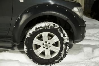 17 599 р. Расширители колесных арок Русская Артель Nissan Navara 2 D40 дорестайлинг (2004-2010) (глянец под покраску)  с доставкой в г. Керчь. Увеличить фотографию 2