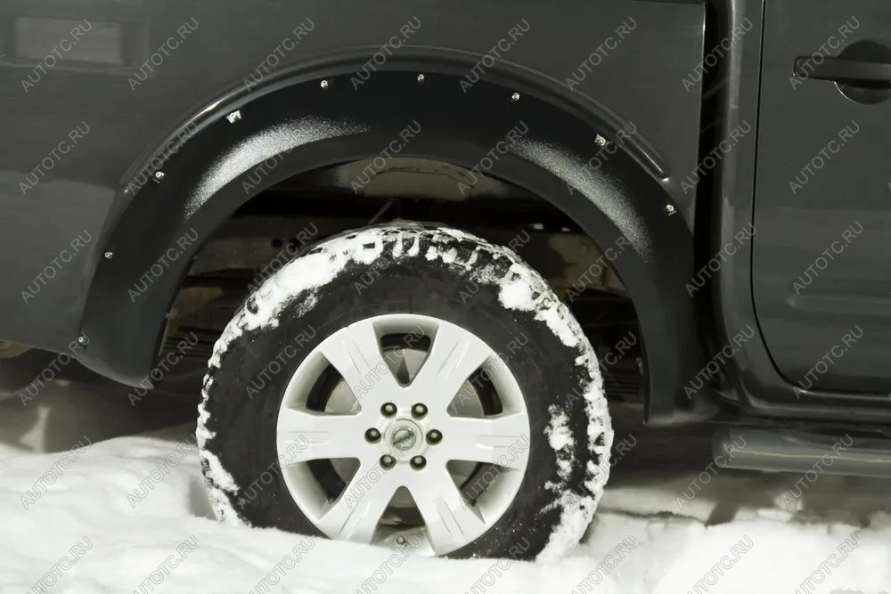 17 599 р. Расширители колесных арок Русская Артель Nissan Navara 2 D40 дорестайлинг (2004-2010) (глянец под покраску)  с доставкой в г. Керчь