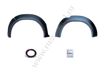 27 549 р. Расширители колесных арок (вынос 25 мм)(Exclusive Black) Русская Артель  Toyota Hilux  AN120 (2017-2020) 1-ый рестайлинг (глянец под покраску)  с доставкой в г. Керчь. Увеличить фотографию 5