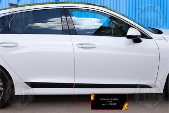 Молдинг двери передний левый Русская Артель KIA K5  DL (2019-2022) (шагрень)