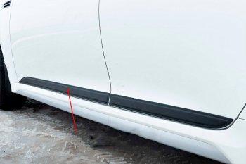 Молдинг двери передний правый Русская Артель KIA Optima JF седан рестайлинг (2018-2020) (шагрень)