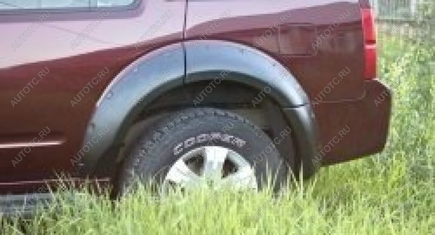5 399 р. Расширители колесных арок (задний левый) Русская Артель  Nissan Pathfinder  R51 (2004-2007) дорестайлинг (шагрень)  с доставкой в г. Керчь