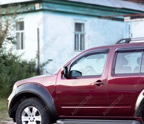 5 399 р. Расширители колесных арок (передний левый) Русская Артель   Nissan Pathfinder  R51 (2004-2007) дорестайлинг (глянец под покраской)  с доставкой в г. Керчь