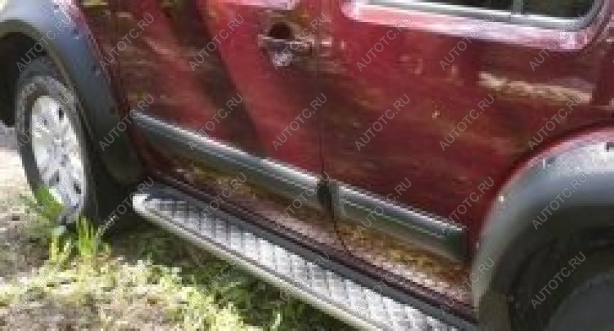 1 249 р. Молдинг на двери передний левый узкий Русская Артель Nissan Pathfinder R51 дорестайлинг (2004-2007) (глянец под покраску)  с доставкой в г. Керчь