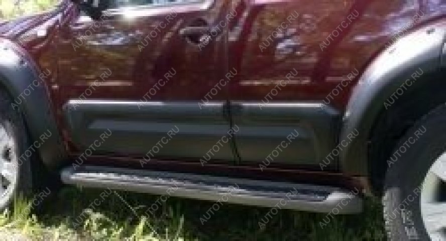 1 279 р. Молдинг двери задний правый широкий Русская Артель Nissan Pathfinder R51 дорестайлинг (2004-2007) (глянец под покраску)  с доставкой в г. Керчь