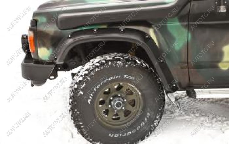 6 759 р. Расширители колесных арок (передний правый) Русская Артель  Nissan Patrol  4 (1987-1997) Y60 (шагрень)  с доставкой в г. Керчь