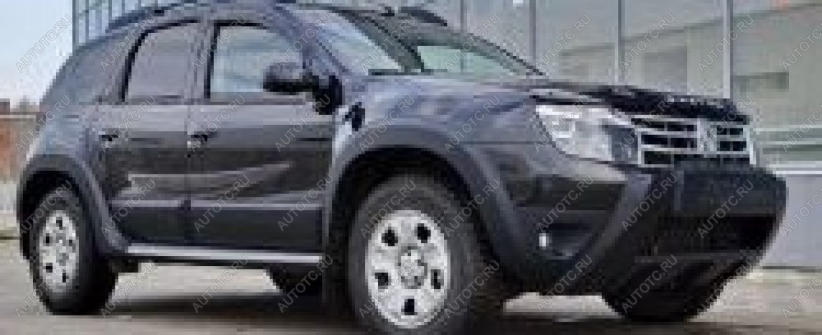 3 069 р. Расширители колесных арок (передний левый) Русская Артель  Nissan Terrano D10 дорестайлинг (2013-2016) (шагрень)  с доставкой в г. Керчь