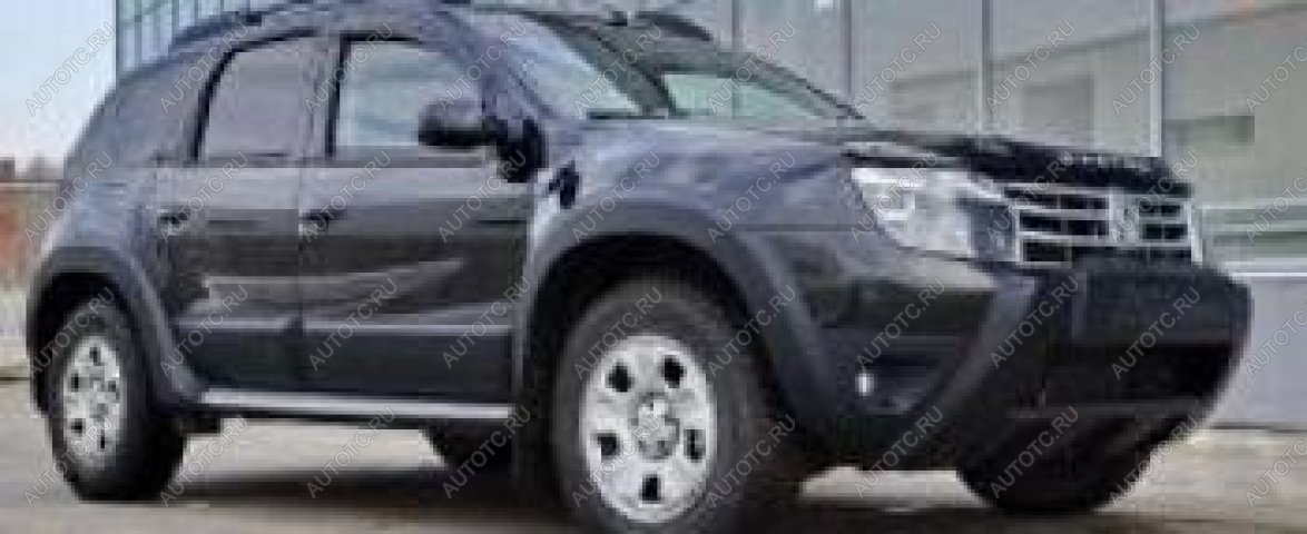 3 069 р. Расширители колесных арок (передний правый) Русская Артель Nissan Terrano D10 дорестайлинг (2013-2016) (шагрень)  с доставкой в г. Керчь