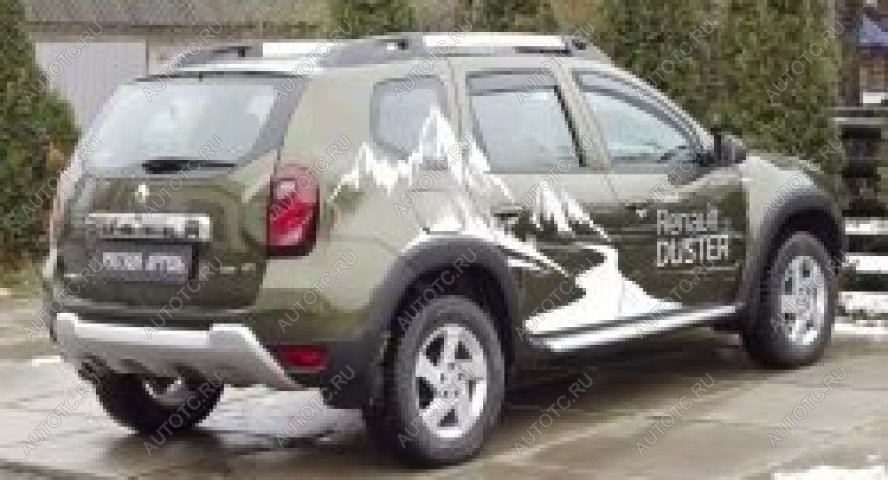 2 239 р. Расширители колесных арок (передний левый) Русская Артель   Renault Duster  HS (2015-2021) рестайлинг (шагрень)  с доставкой в г. Керчь
