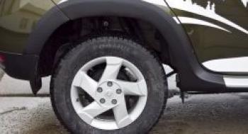 2 429 р. Расширители колесных арок (задний правый) Русская Артель   Renault Duster  HS (2015-2021) рестайлинг (шагрень)  с доставкой в г. Керчь. Увеличить фотографию 2