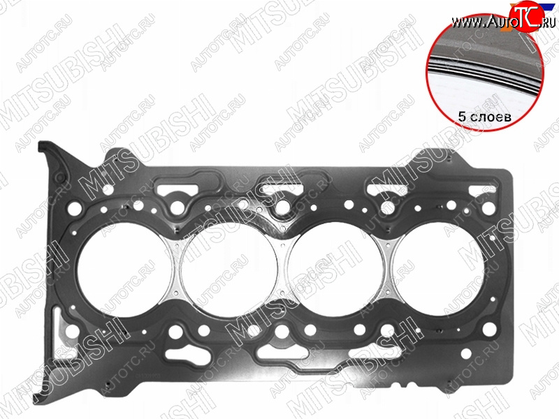 5 649 р. Прокладка ГБЦ 4N15(B SIZE T=1,30) MITSUBISHI Mitsubishi L200 5 KK,KL рестайлинг (2018-2022)  с доставкой в г. Керчь