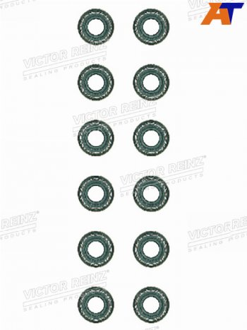 Комплект маслосъёмных колпачков VAGBMWVOLVOVAZ (12 штук) VICTOR REINZ 12-26058-01