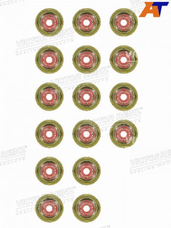 3 199 р. Комплект маслосъёмных колпачков BMW X5(E70) X6(E71) 5(F10)  N57D30B VICTOR REINZ 12-37281-01  с доставкой в г. Керчь. Увеличить фотографию 1
