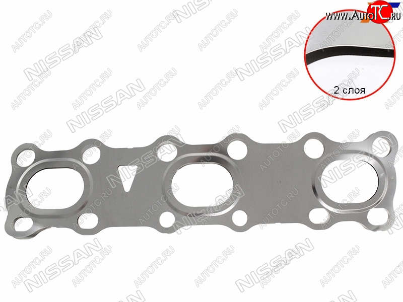 2 199 р. Прокладка выпускного коллектора NISSAN TEANA 09-PATHFINDER 15-16MURANO 10- VQ25VQ35 NISSAN 14036-EA200  с доставкой в г. Керчь