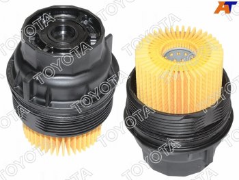 5 699 р. Корпус масляного фильтра (с картриджем ) LEXUS GX460 09- 1URFE TOYOTA 15650-38050  с доставкой в г. Керчь. Увеличить фотографию 1