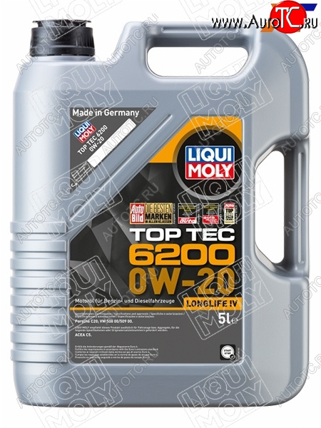 12 299 р. Масло моторное LIQUI MOLY Top Tec 6200 0W-20 C5 5л LIQUI MOLY 20789  с доставкой в г. Керчь