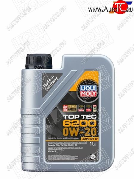 2 699 р. Масло моторное LIQUI MOLY Top Tec 6200 0W-20 C5 1л LIQUI MOLY 20787  с доставкой в г. Керчь