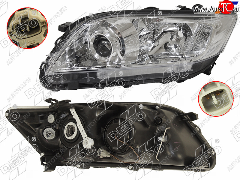 13 799 р. Фара TOYOTA RAV4 10-13 LH (Евросвет) DEPO 212-11Q9L-LD-EM  с доставкой в г. Керчь