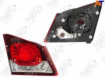 Левый фонарь в крышку багажника SAT Honda Civic  FD (2009-2011) седан рестайлинг