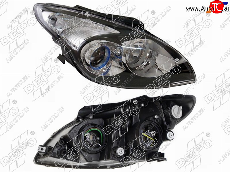 15 699 р. Фара Hyundai i30 07-12 (Спереди Справа) DEPO 221-1154R-LDEM2  с доставкой в г. Керчь