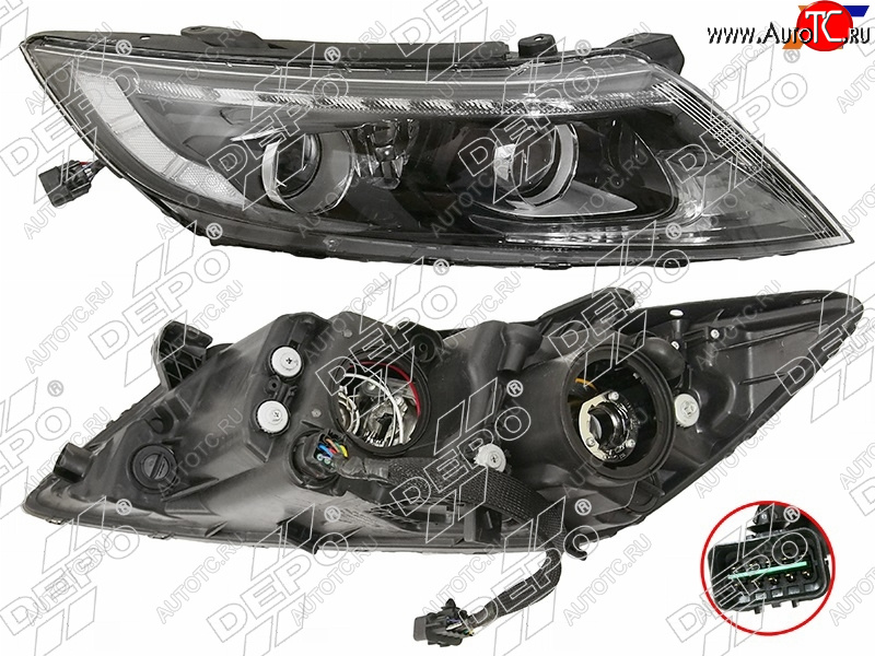 32 549 р. Фара Kia Optima 13-16 (Справа) DEPO 223-1155R-LEMN2  с доставкой в г. Керчь