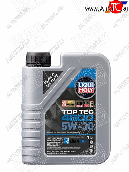 1 939 р. Масло моторное LIQUI MOLY Top Tec 4600 5W-30 SNC2C3 1л                                             LIQUI MOLY 2315  с доставкой в г. Керчь