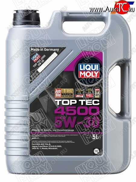 9 849 р. Масло моторное LIQUI MOLY Top Tec 4500 5W-30 C1DL-1 5л LIQUI MOLY 2318  с доставкой в г. Керчь