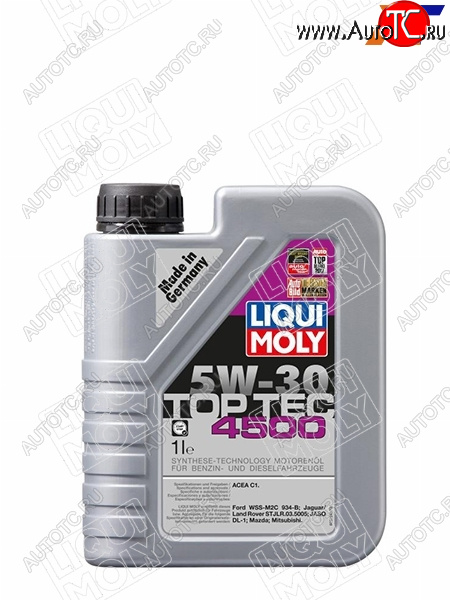 2 199 р. Масло моторное LIQUI MOLY Top Tec 4500 5W-30 C1DL-1 1л LIQUI MOLY 2317  с доставкой в г. Керчь