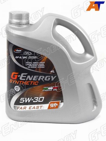 3 479 р. Масло моторное синтетическое G-Energy Synthetic Far East 5W-30 SN, GF-5 4л G-ENERGY 253142415  с доставкой в г. Керчь. Увеличить фотографию 1