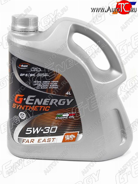 3 479 р. Масло моторное синтетическое G-Energy Synthetic Far East 5W-30 SN, GF-5 4л G-ENERGY 253142415  с доставкой в г. Керчь