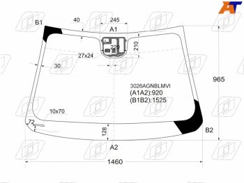 6 999 р. Стекло лобовое (Датчик дождя) Chevrolet Cruze 09-15  Daewoo Lacetti 08-11 FUYAO 3026AGNBLMVI  с доставкой в г. Керчь. Увеличить фотографию 1
