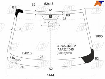 7 449 р. Стекло лобовое Chevrolet Captiva 06-15  Opel Antara 06-15  Daewoo Winstorm 06-10  Saturn Vue 07-1 FUYAO 3024AGNBLV  с доставкой в г. Керчь. Увеличить фотографию 1