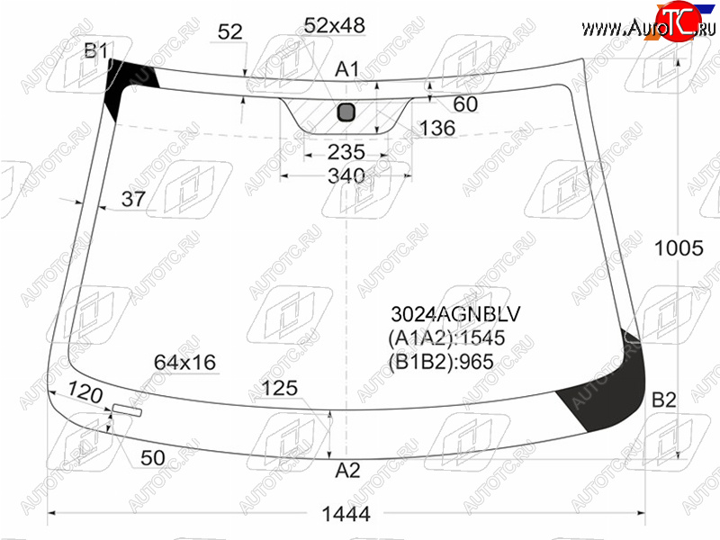 7 449 р. Стекло лобовое Chevrolet Captiva 06-15  Opel Antara 06-15  Daewoo Winstorm 06-10  Saturn Vue 07-1 FUYAO 3024AGNBLV  с доставкой в г. Керчь