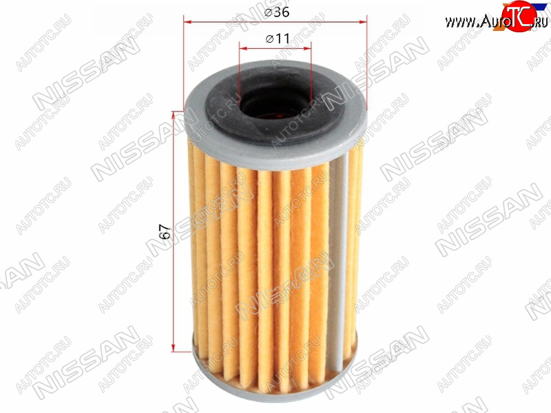719 р. Фильтр CVT NISSAN ADEXPERTQASHQAI 06-CUBE 08-JUKEMARCHMICRA LHD 10-ALMERANOTESENTRASYLPHY NISSAN 31726-3JX0A  с доставкой в г. Керчь