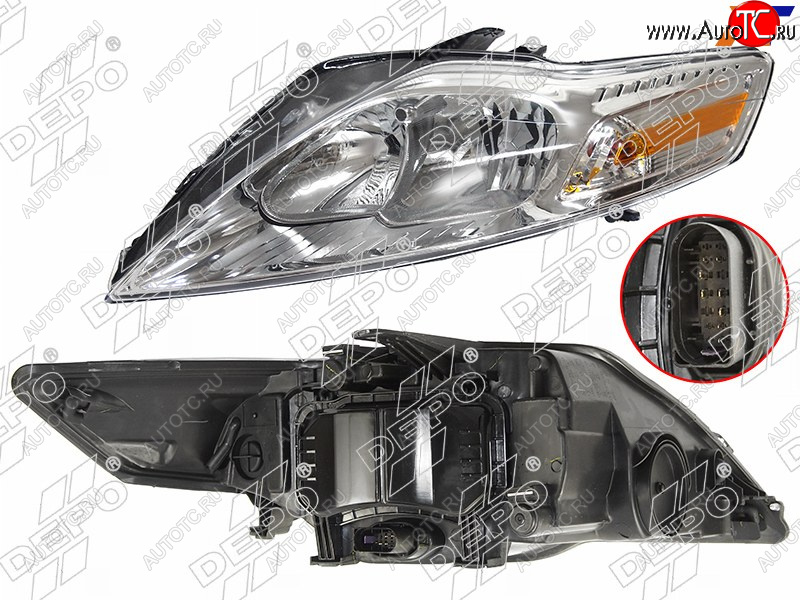 18 649 р. Фара FORD MONDEO 07-14 LH с электрокорректором                                                       DEPO 431-1179LMLD-EM  с доставкой в г. Керчь